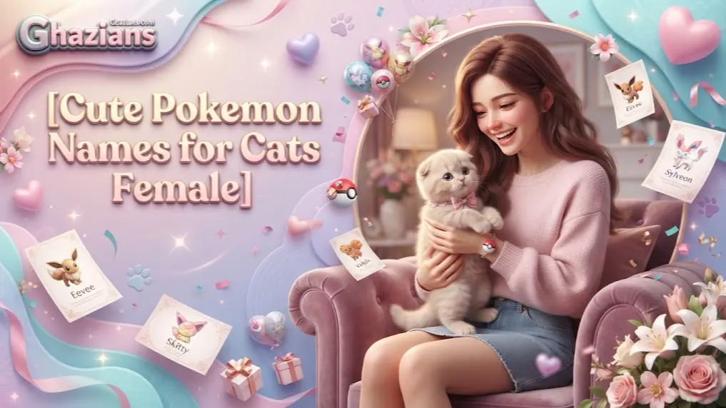 Cute Pokemon Names for Cats Female
