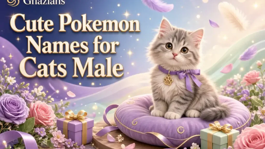 Cute Pokemon Names for Cats Male