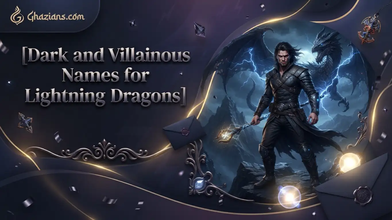 Dark and Villainous Names for Lightning Dragons