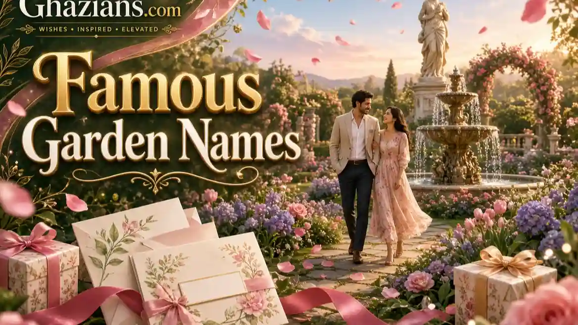 Famous Garden Names