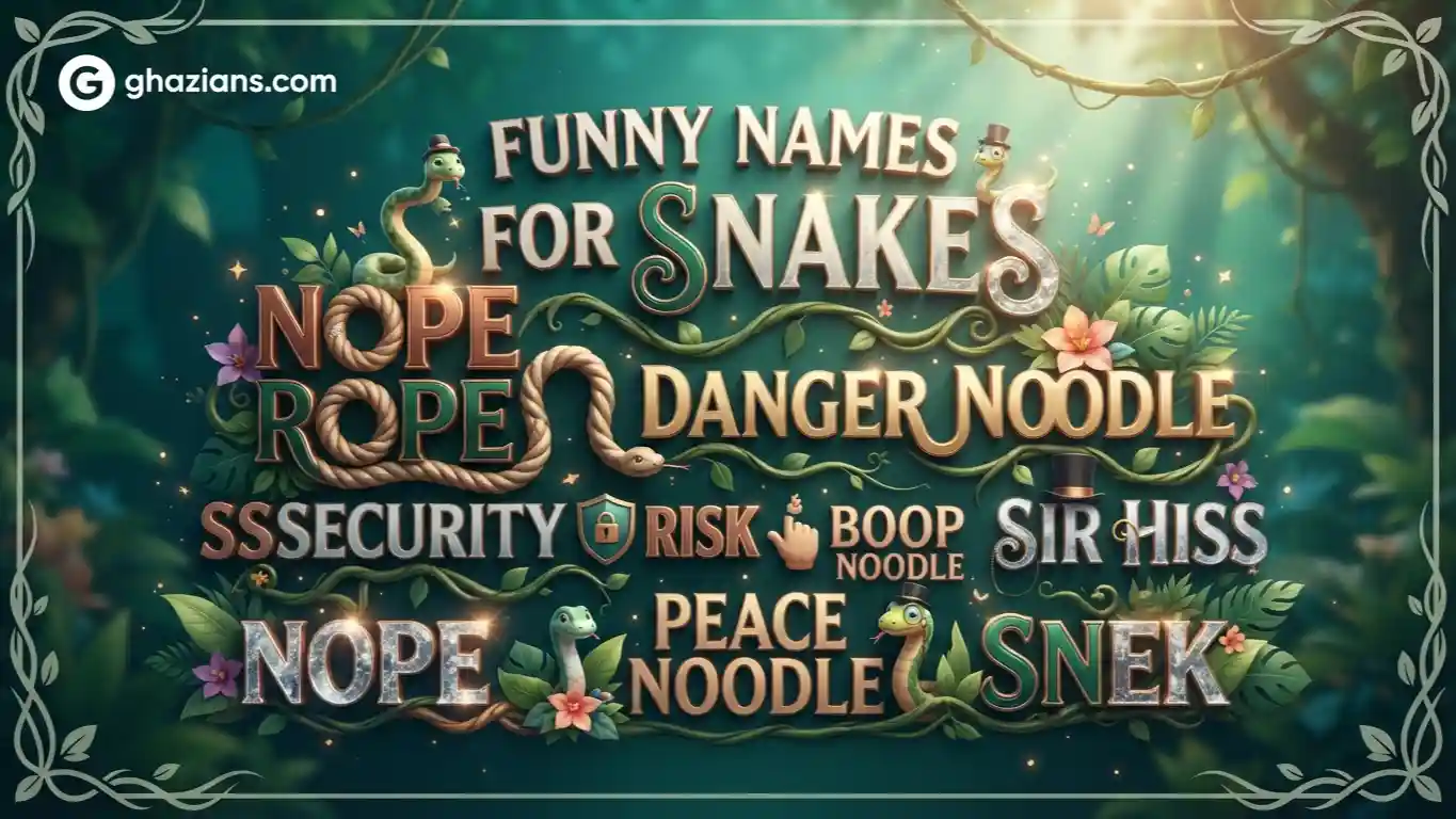 Funny Names for Snakes Like Nope Rope
