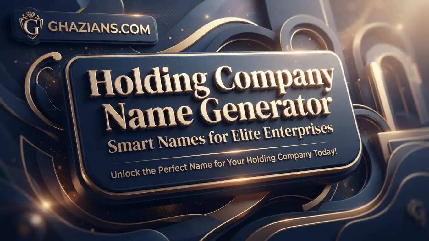 Holding Company Name Generator Ideas