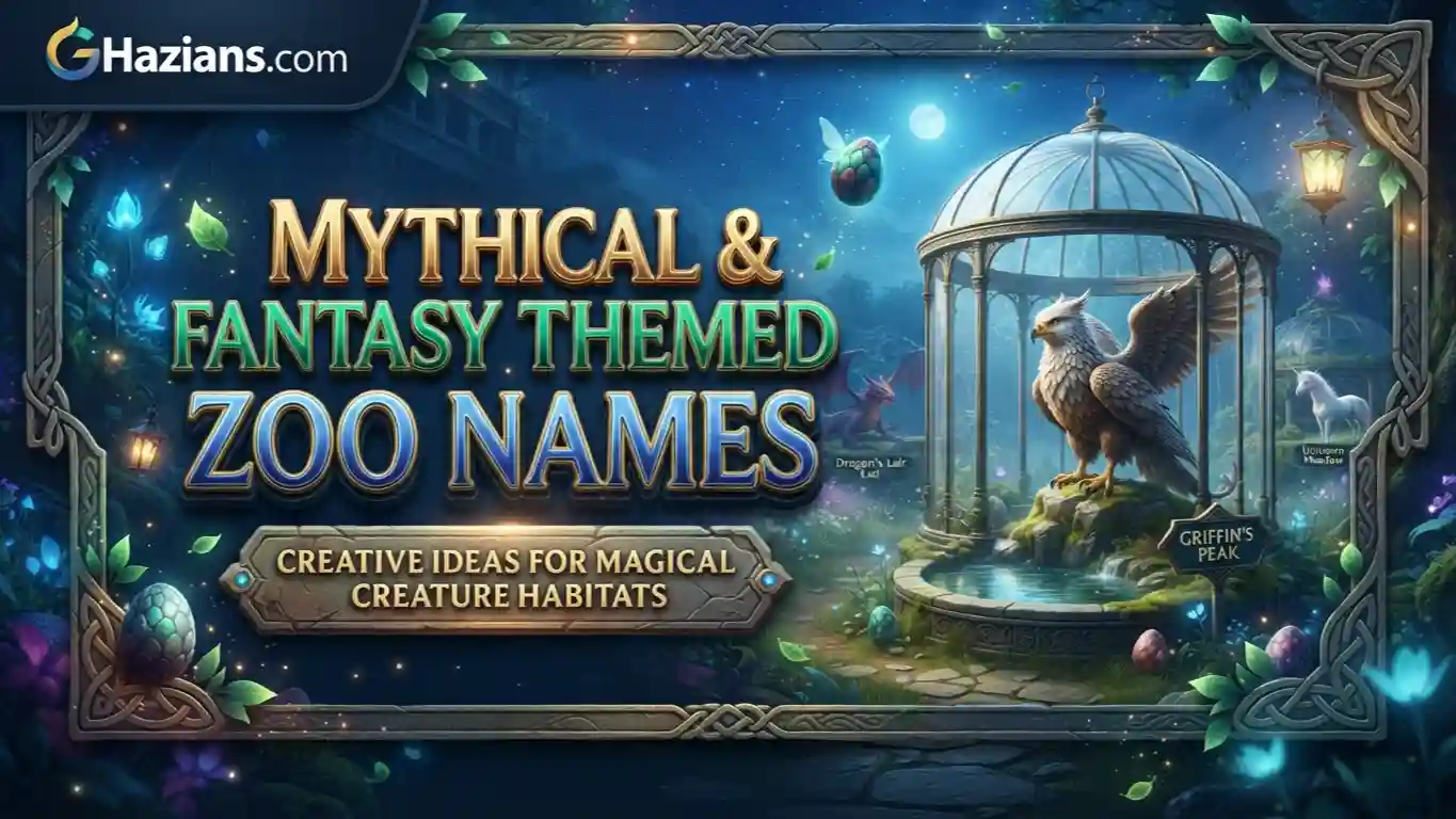 Mythical and Fantasy Themed Zoo Names