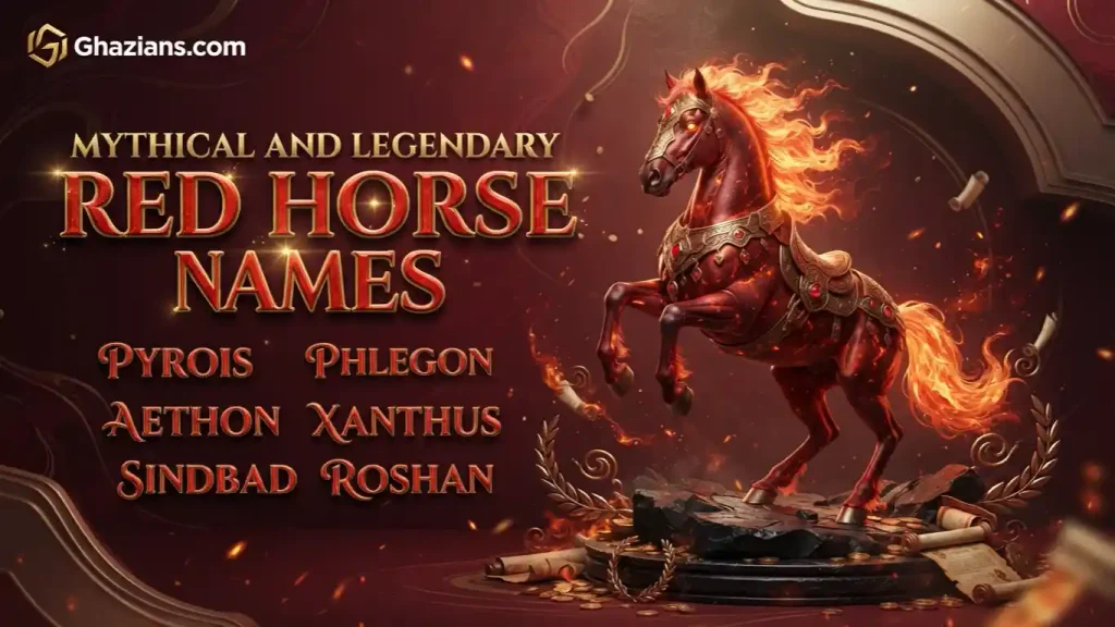 Mythical and Legendary Red Horse Names