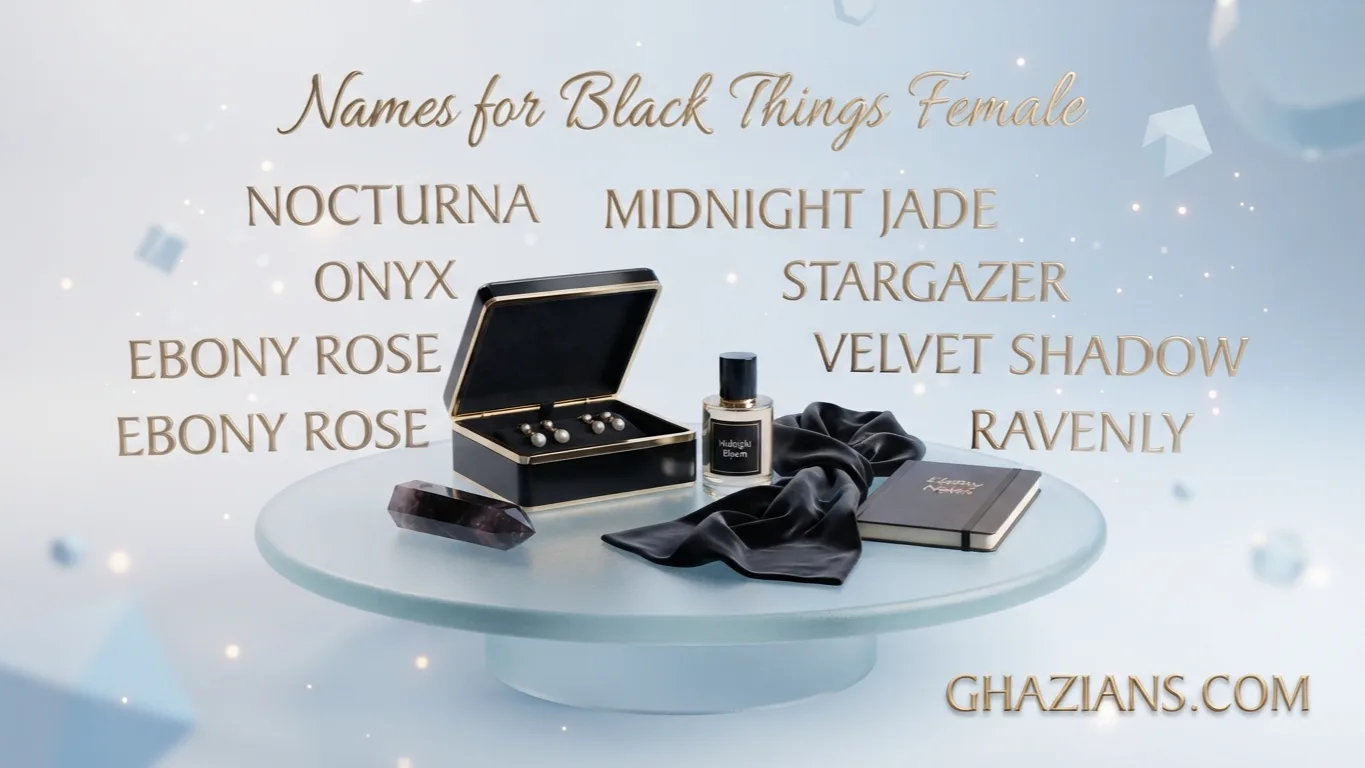Names for Black Things Female