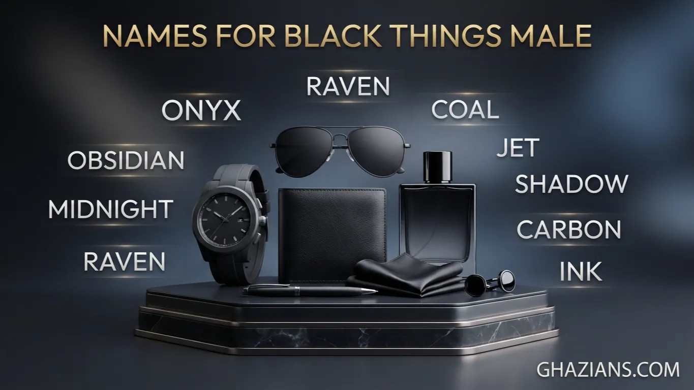 Names for Black Things Male