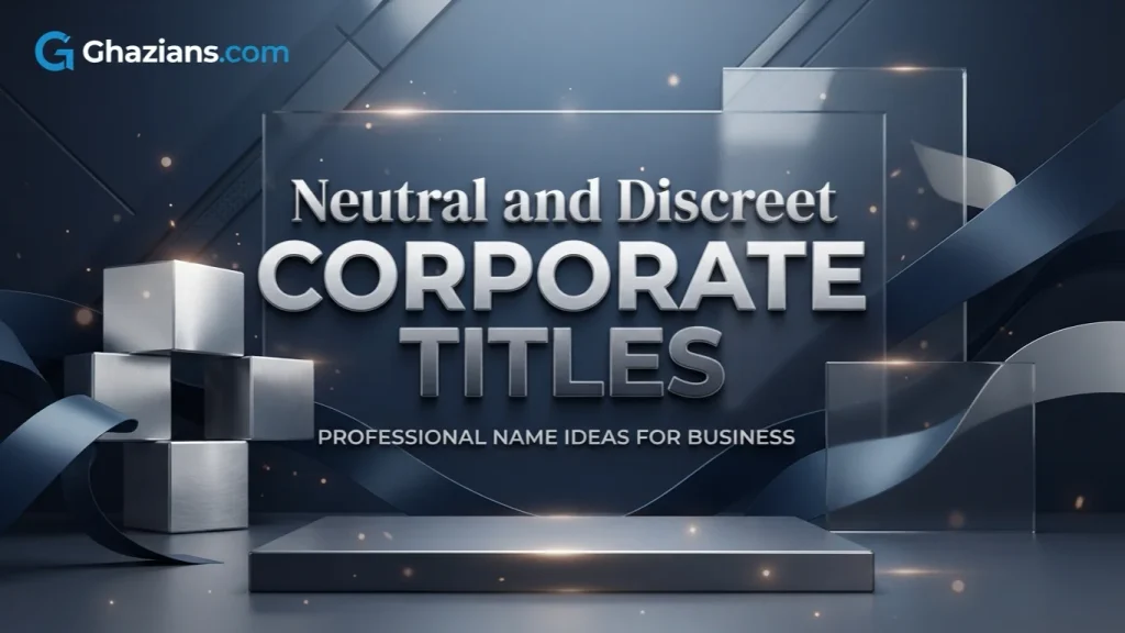 Neutral and Discreet Corporate Titles
