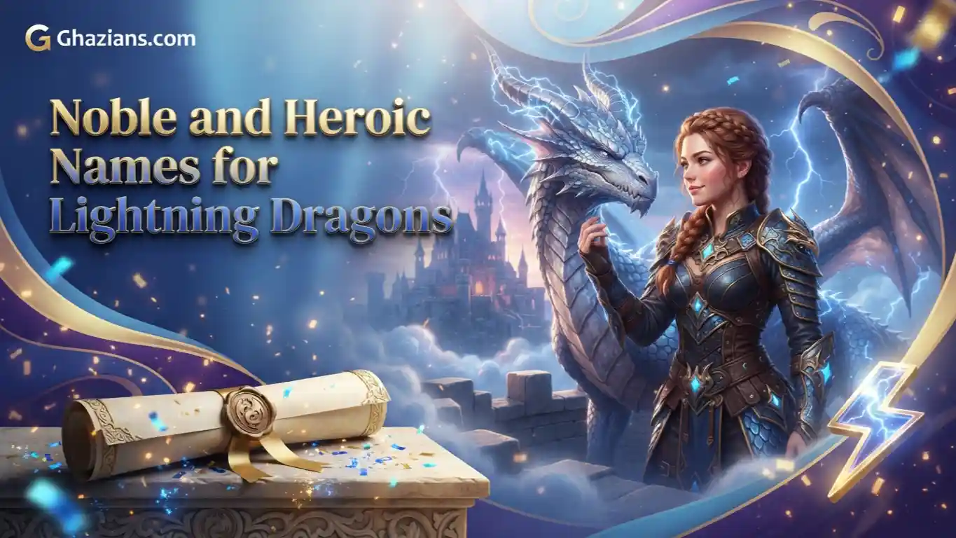 Noble and Heroic Names for Lightning Dragons