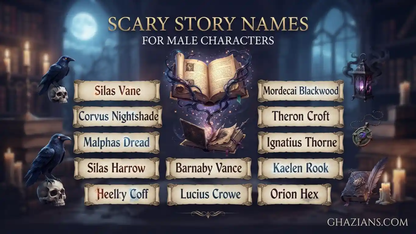 Scary Story Names for Characters Male