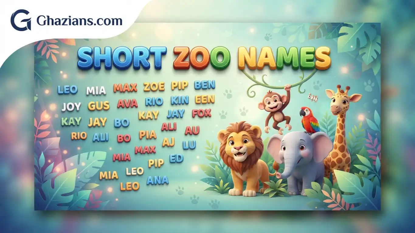Short Zoo Names