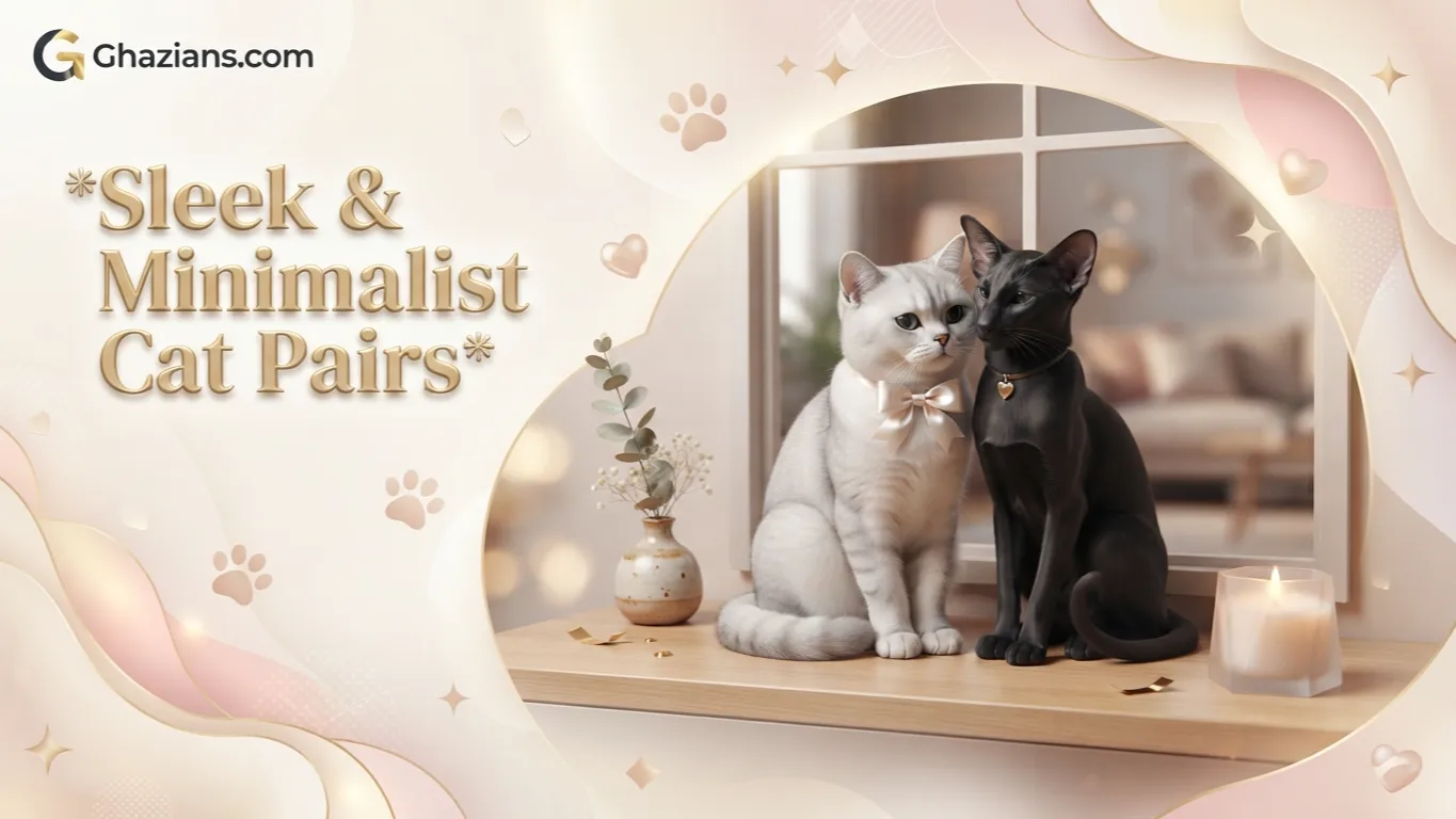 Sleek & Minimalist Cat Pairs