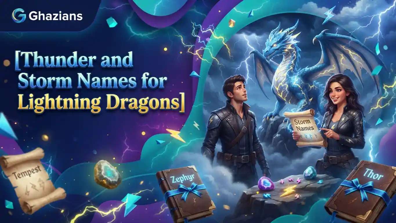 Thunder and Storm Names for Lightning Dragons