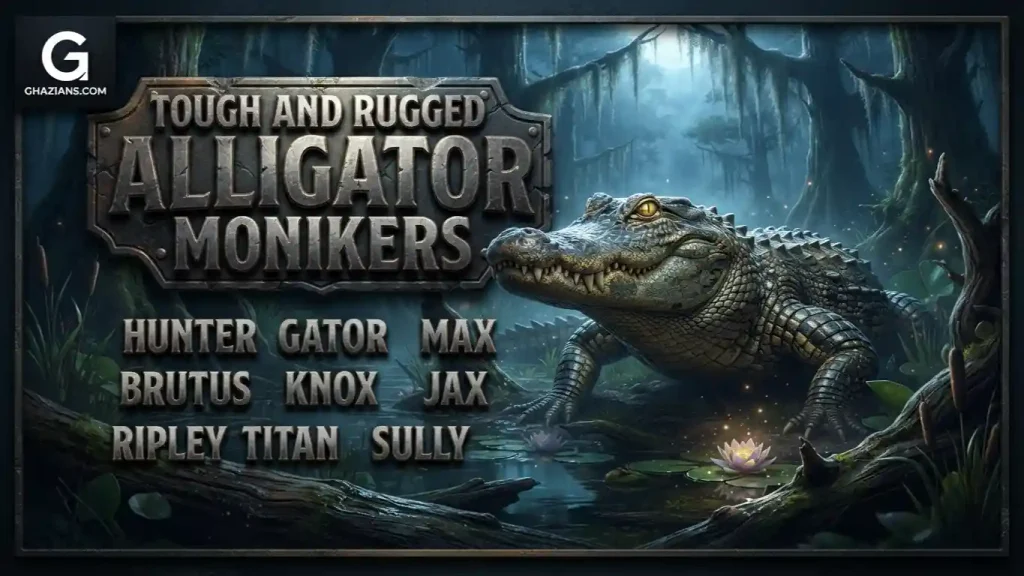 Tough and Rugged Alligator Monikers