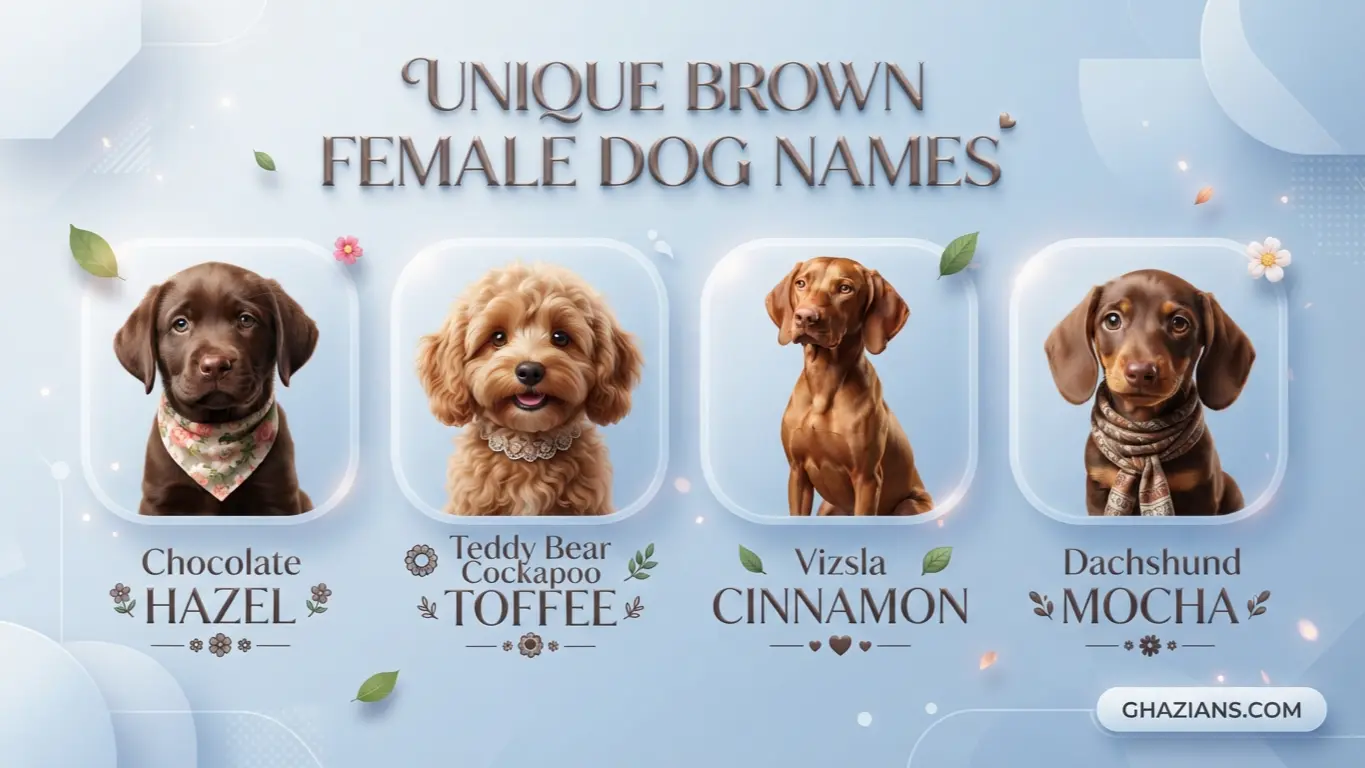 Unique brown male dog names