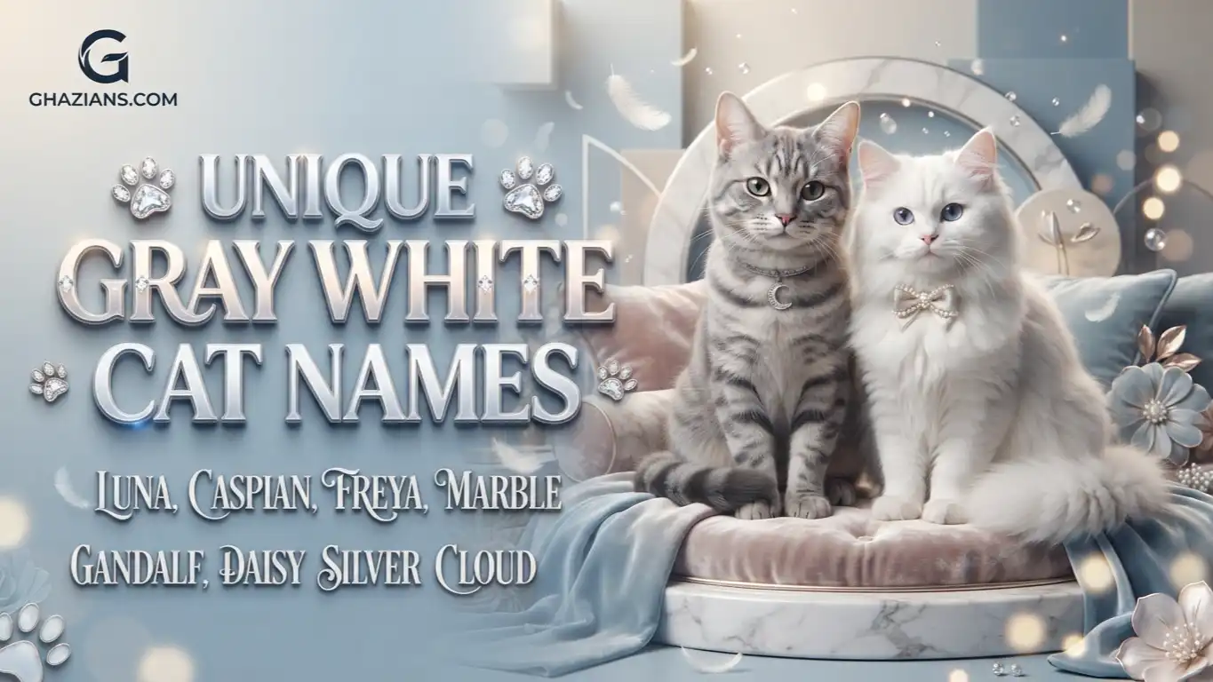 Unique Gray and White Cat Names