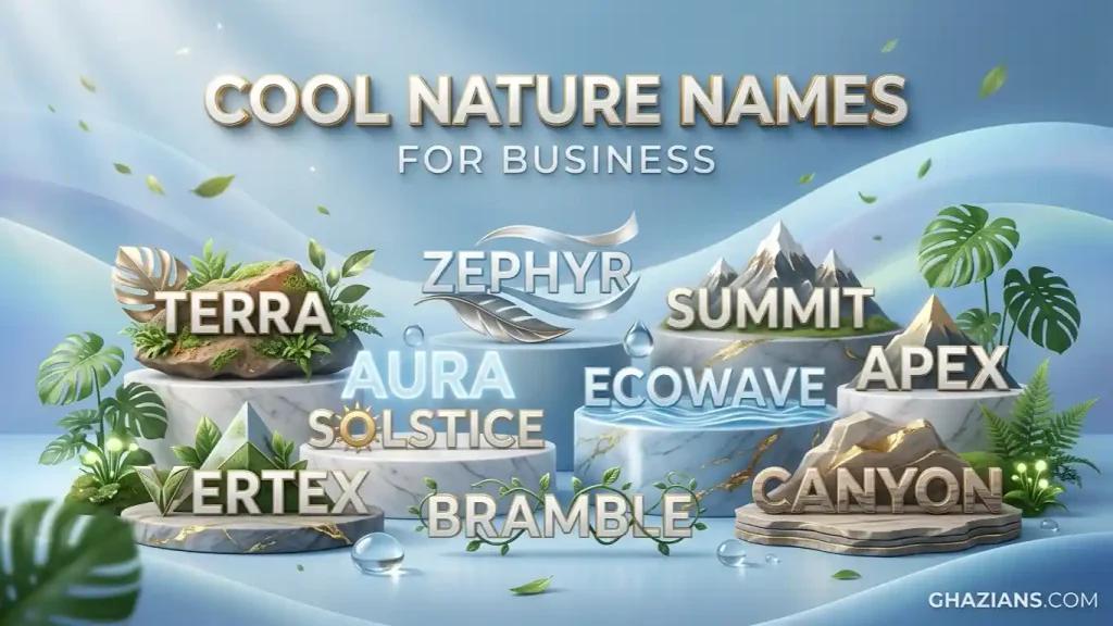 Cool Nature Names for Business