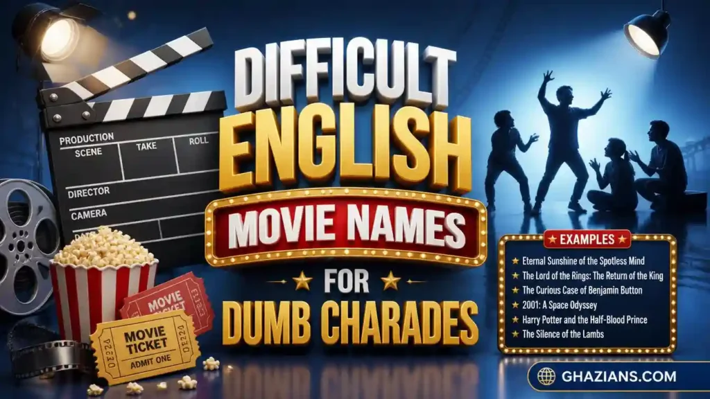 Difficult English Movie Names for Dumb Charades