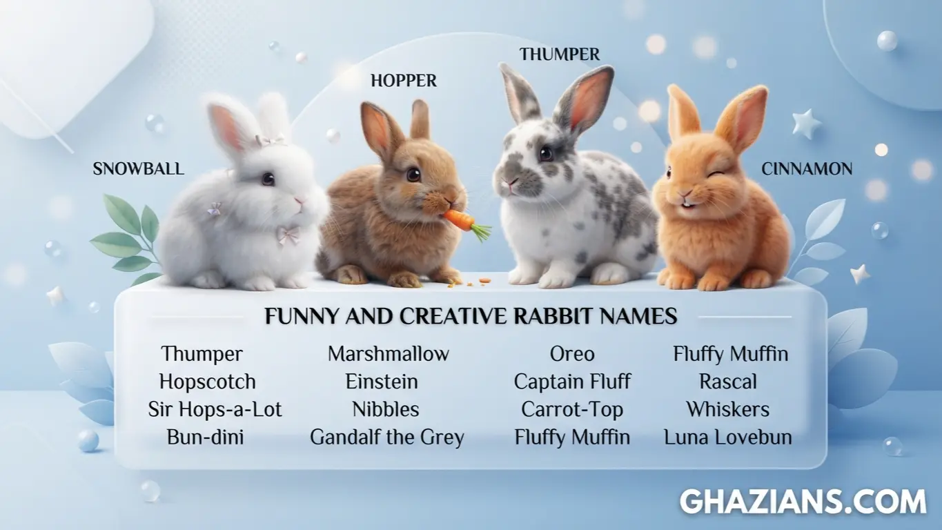 Funny and Creative Rabbit Names