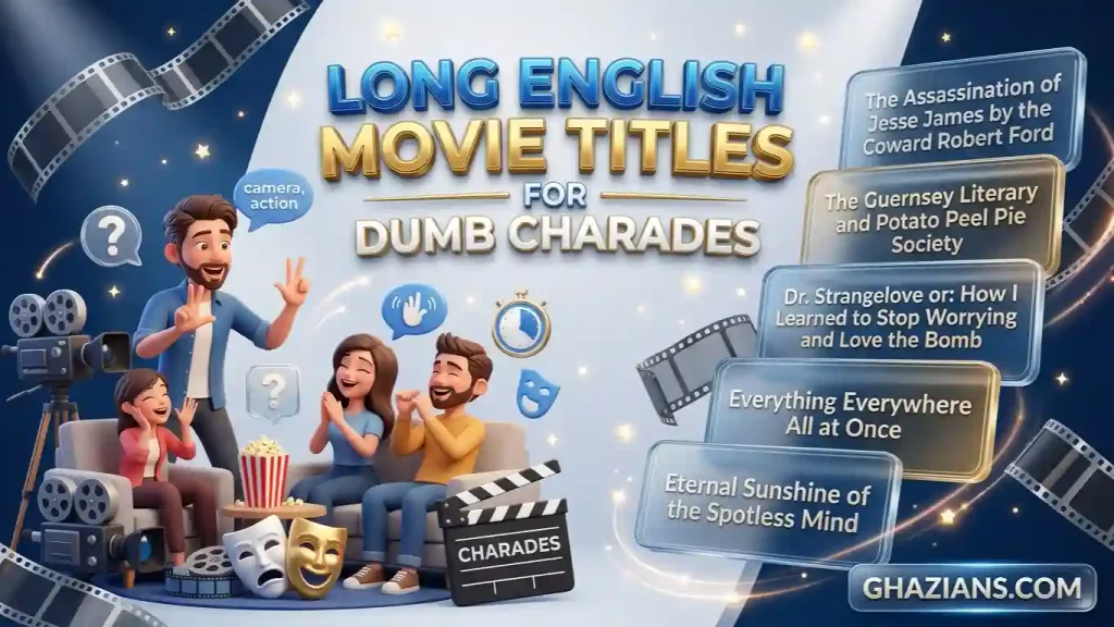 Funny Movie Names for Dumb Charades English
