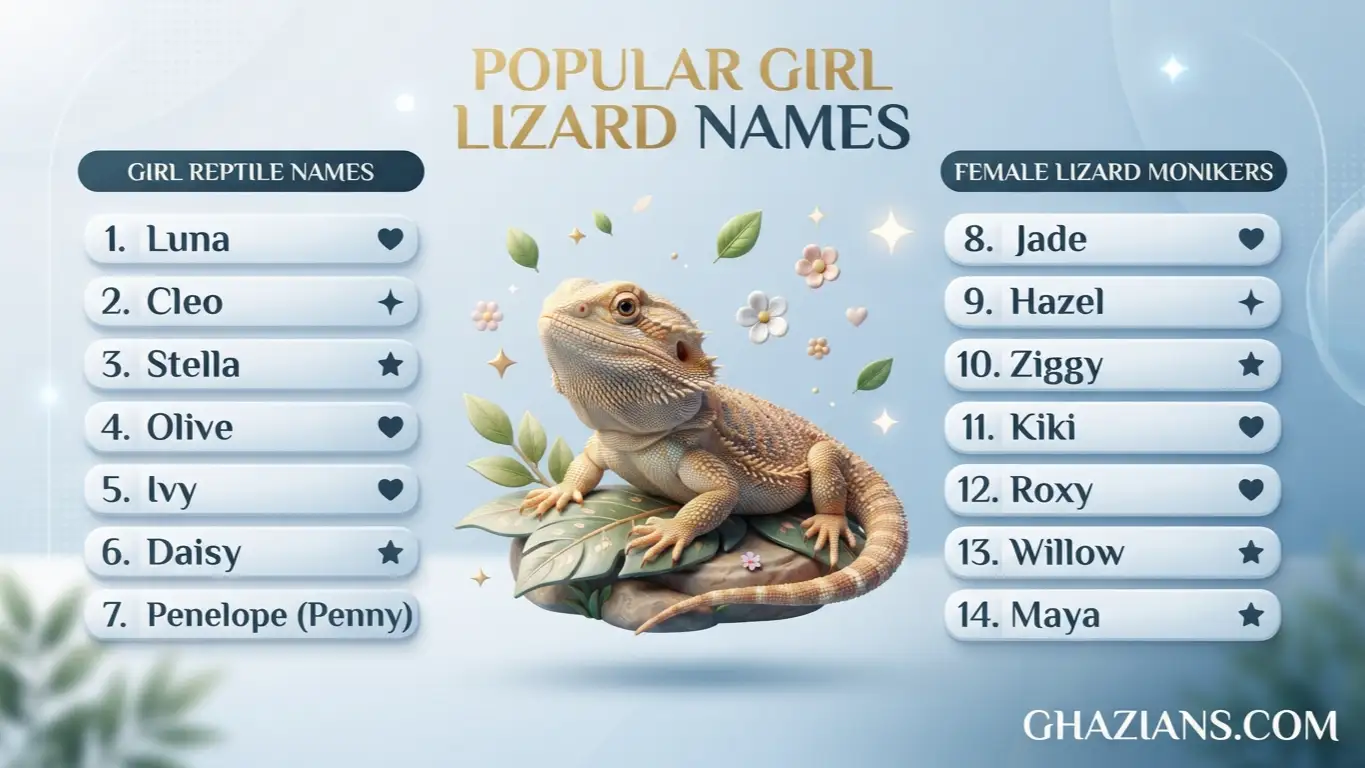 Lizard Names Girl
