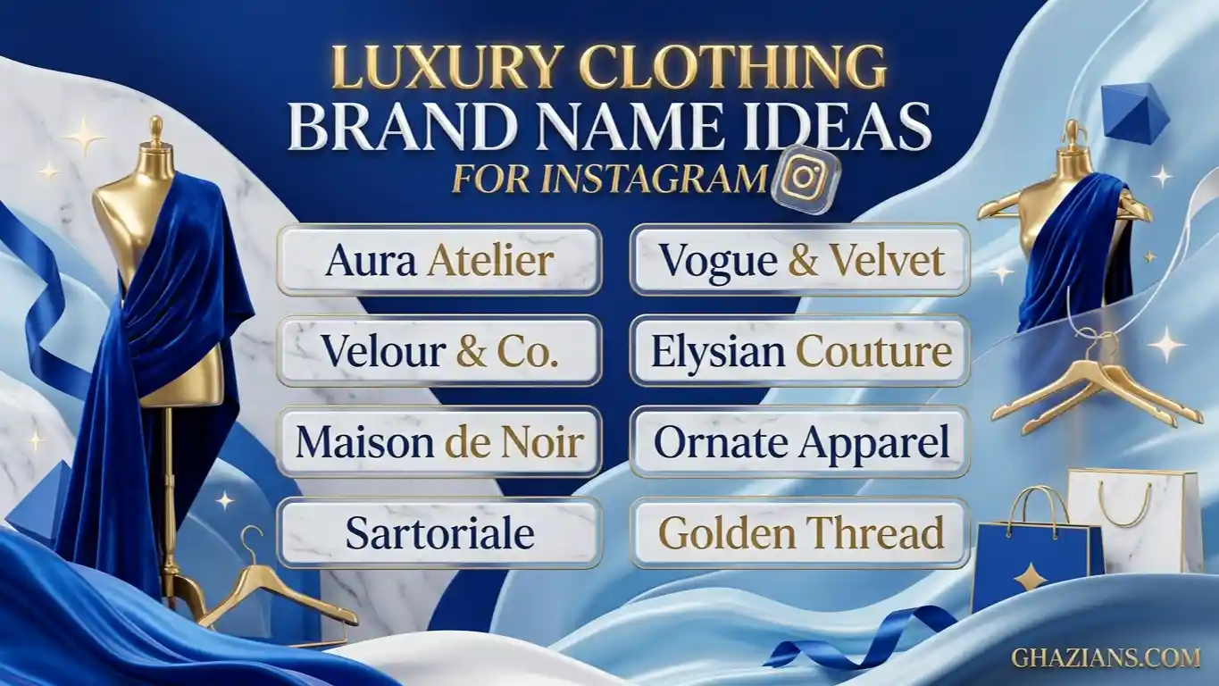 Luxury Clothing Brand Name Ideas for Instagram