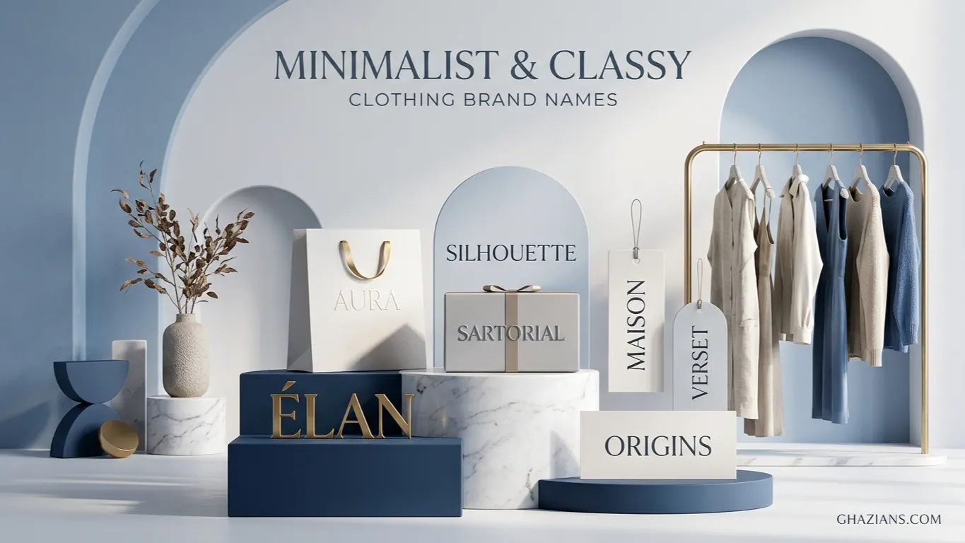 Minimalist and Classy Clothing Brand Names