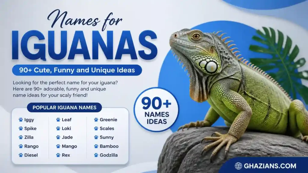 Names for Iguanas: 90+ Cute, Funny and Unique Ideas