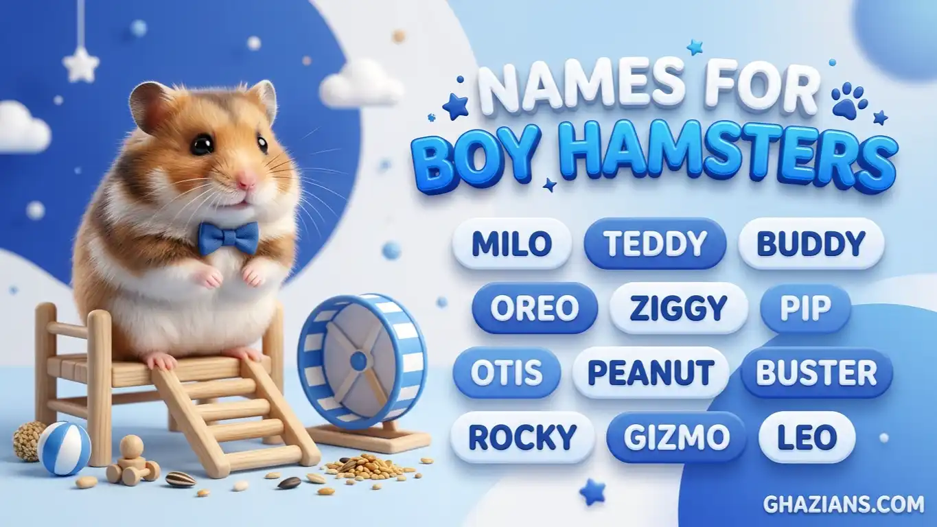 Names for Pet Hamsters Boy