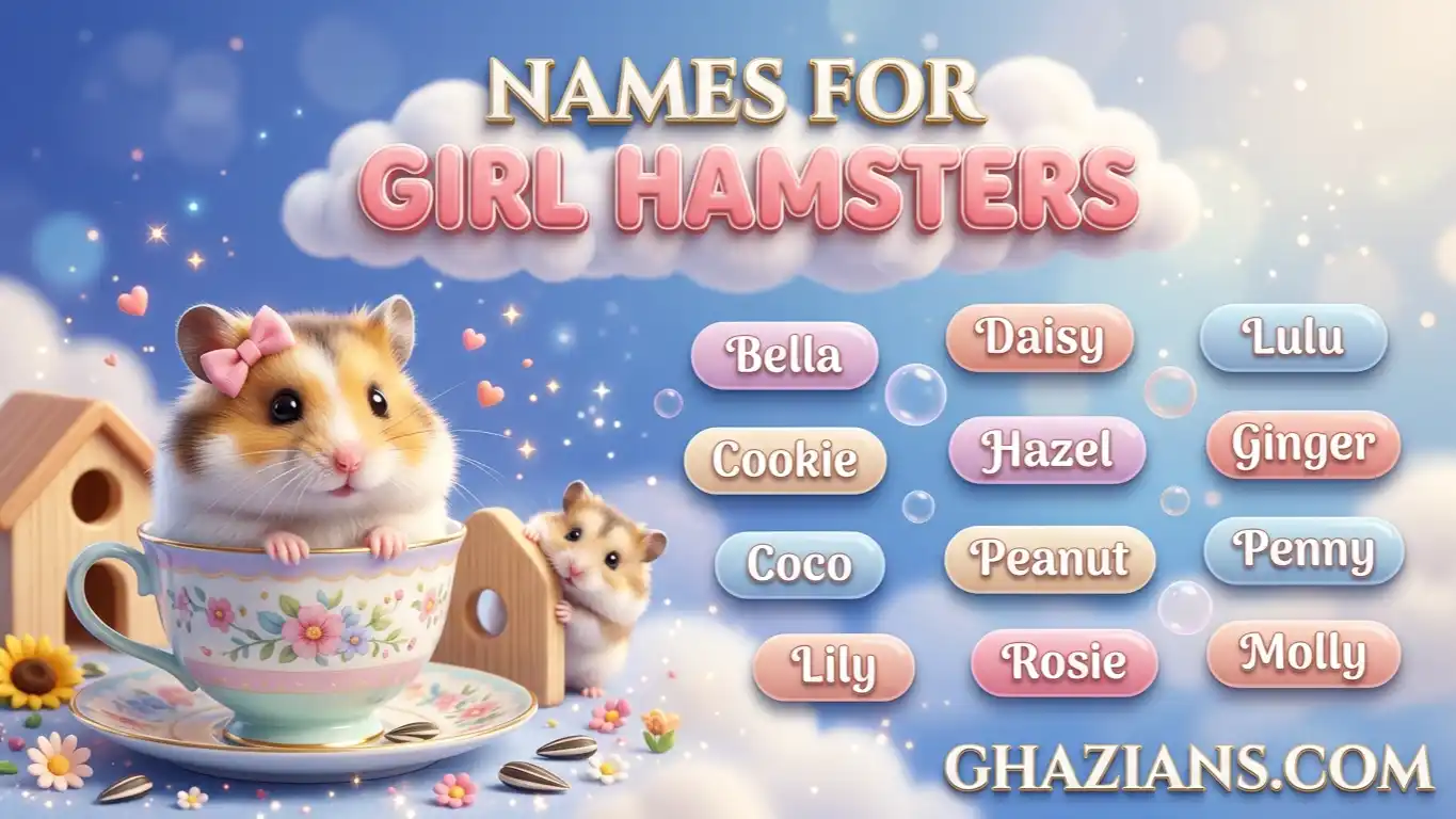 Names for Pet Hamsters Girl