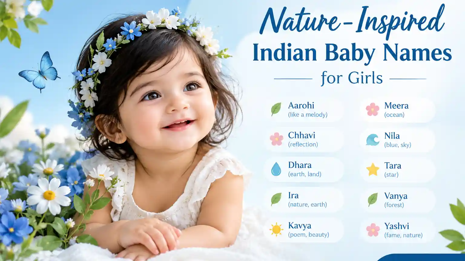 Nature-Inspired Indian Baby Names for Girls