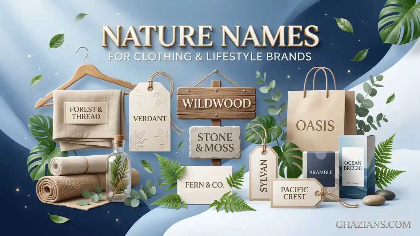 Nature Names for Clothing and Lifestyle Brands