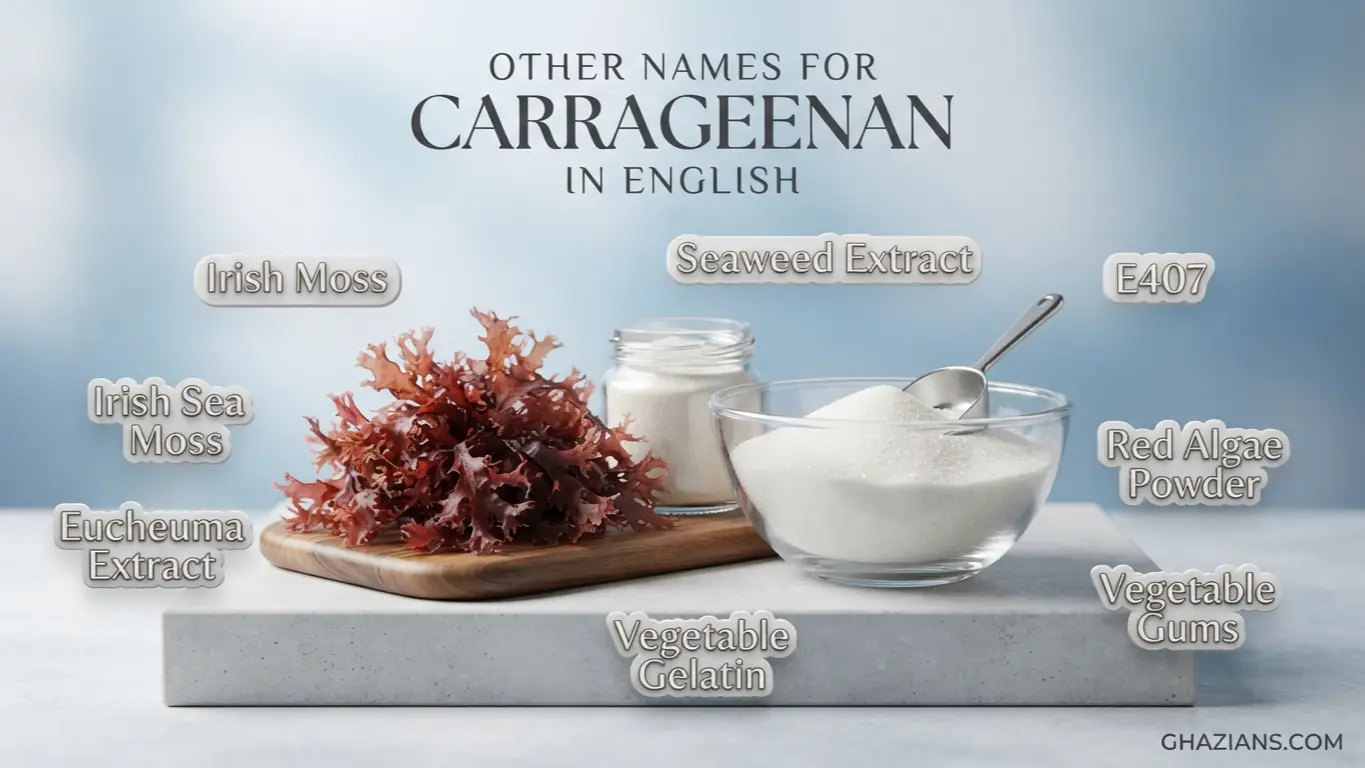 other names for carrageenan in english
