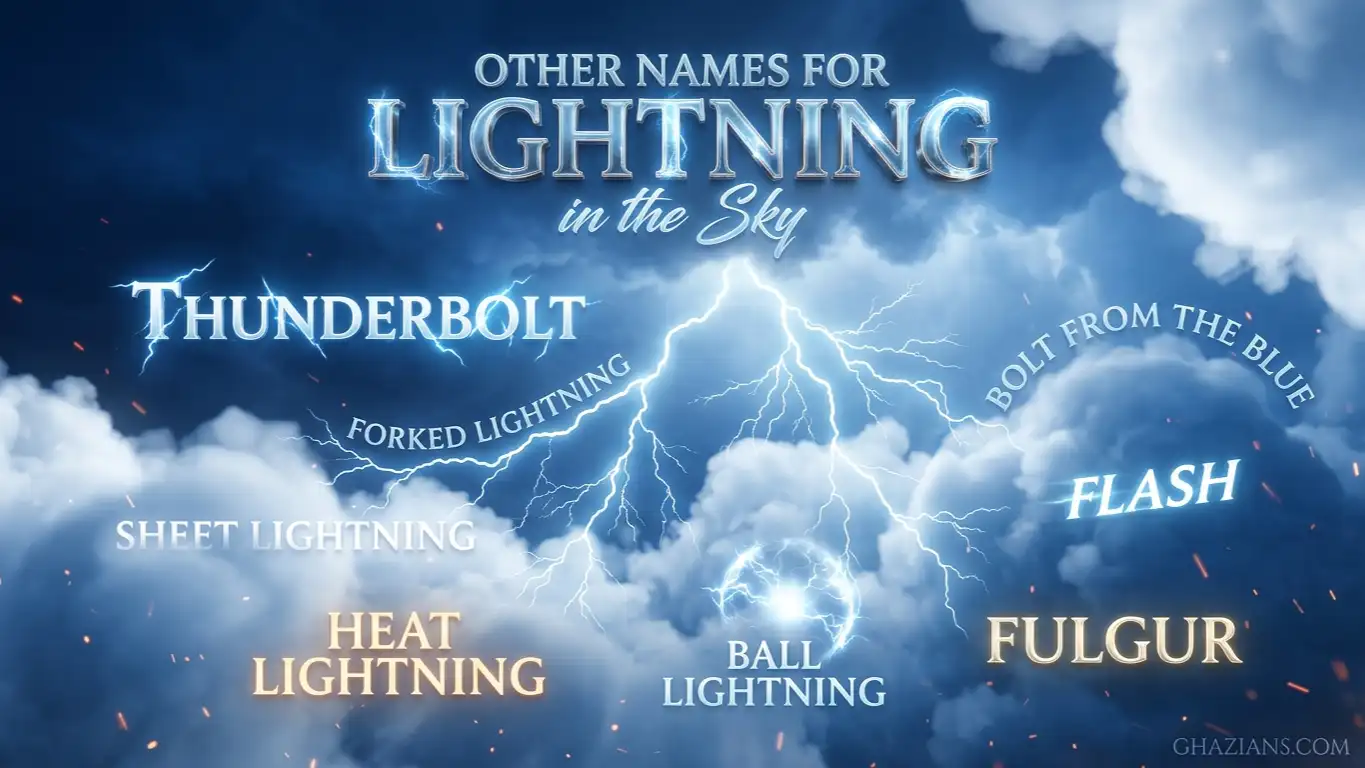other names for lightning in the sky