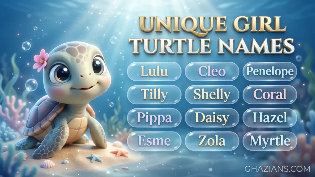 Unique Girl Turtle Names
