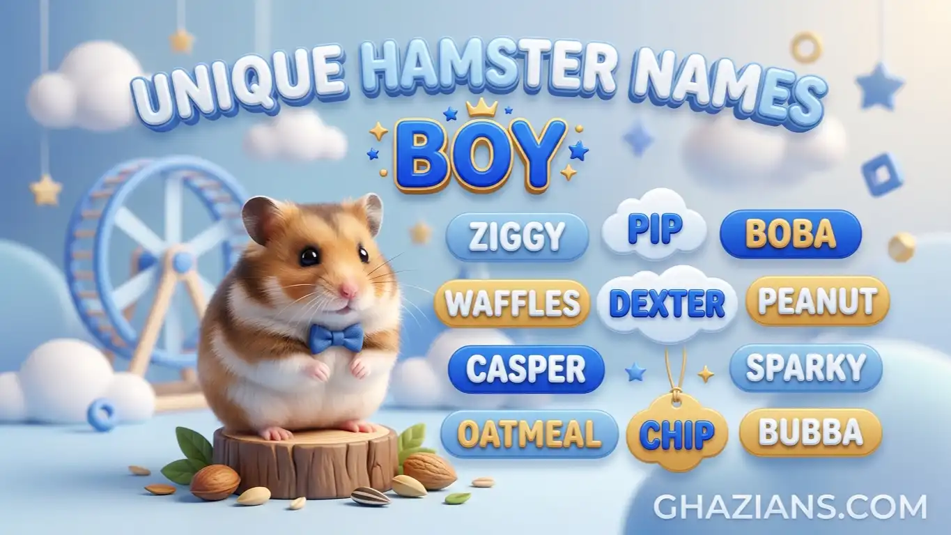 Unique Hamster Names Boy